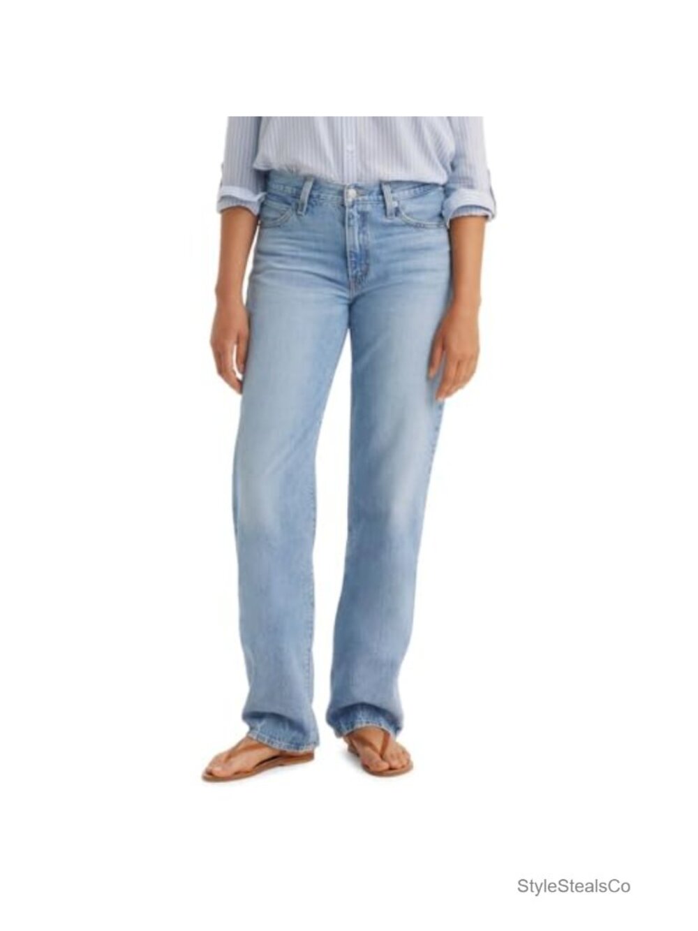 94 Baggy Jeans Loose Hip Thigh Straight Leg Mid Rise